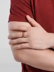 Золотой кольца парные, вращающиеся, унисекс
