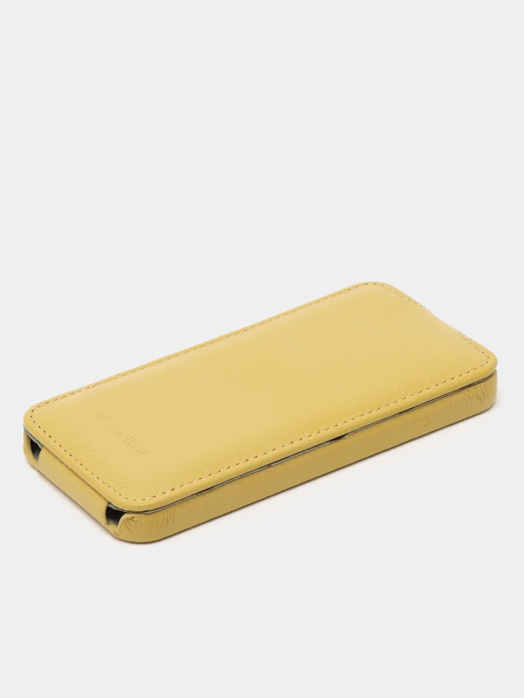 Горчичный чехол книжка Melkco Jacka Type для Apple iPhone 5/iPhone 5S/iPhone SE