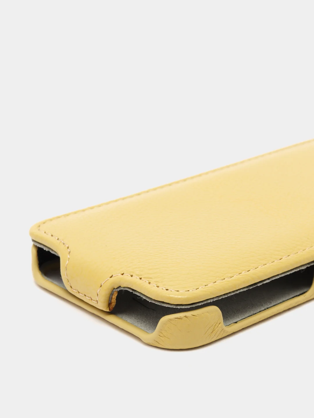 Горчичный чехол книжка Melkco Jacka Type для Apple iPhone 5/iPhone 5S/iPhone SE