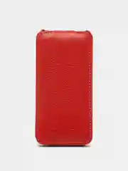 Красный чехол книжка Melkco Jacka Type для Apple iPhone 5/iPhone 5S/iPhone SE
