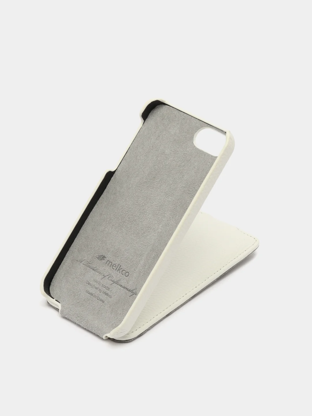 Белый чехол книжка Melkco Jacka Type для Apple iPhone 5/iPhone 5S/iPhone SE