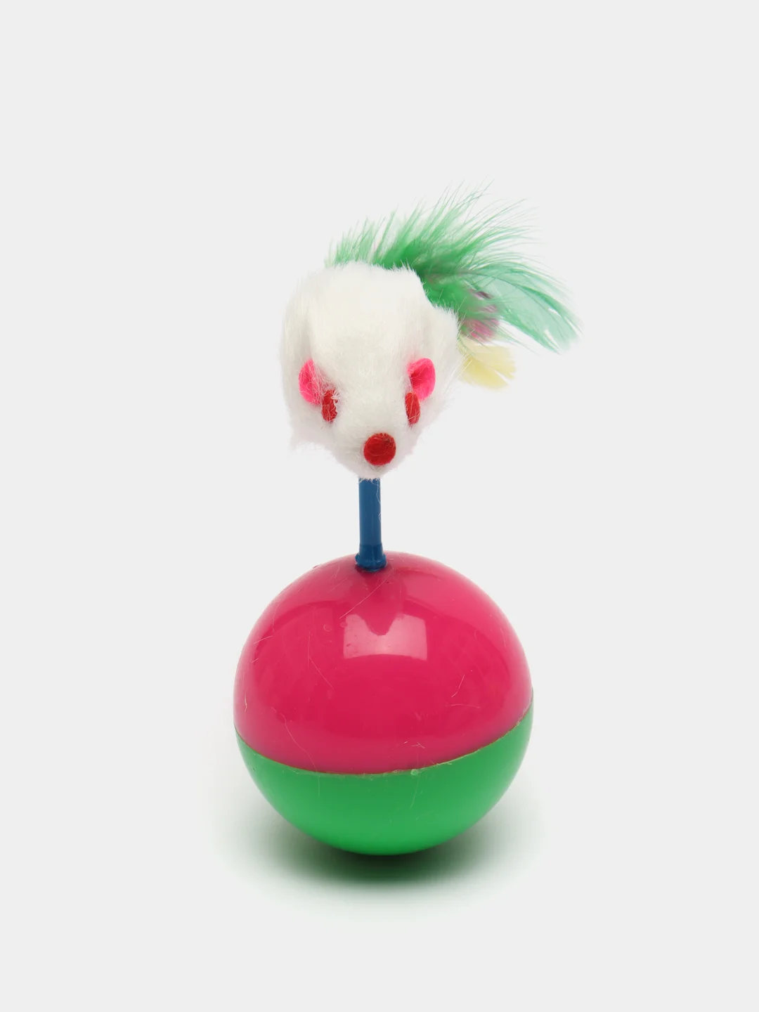 Игрушка для кошек, мышка-неваляшка, дразнилка для котов