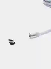 Серебряный кабель USB для зарядки 2-х метровый мощность 2А+магнитный коннектор