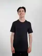 Черный футболка KIN базовая