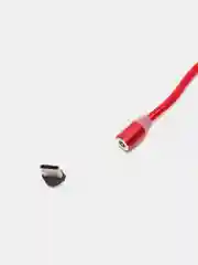Красный кабель USB для зарядки 2-х метровый мощность 2А+магнитный коннектор