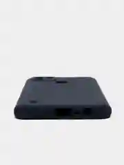 Синий чехол силиконовый матовый для Realme C21