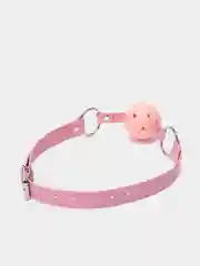 Розовый кляп для интимных БДСМ игр