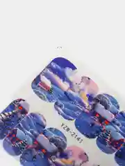 Небесно-голубой слайдеры для ногтей, нейл-дизайн, разноцветные наклейки для маникюра и педикюра