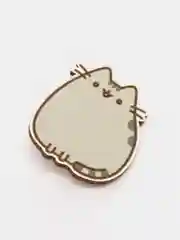 Значок деревянный "Кот Пушин"