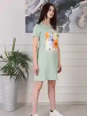 Мятный туника Home Style, 3 расцветки, 2030Т