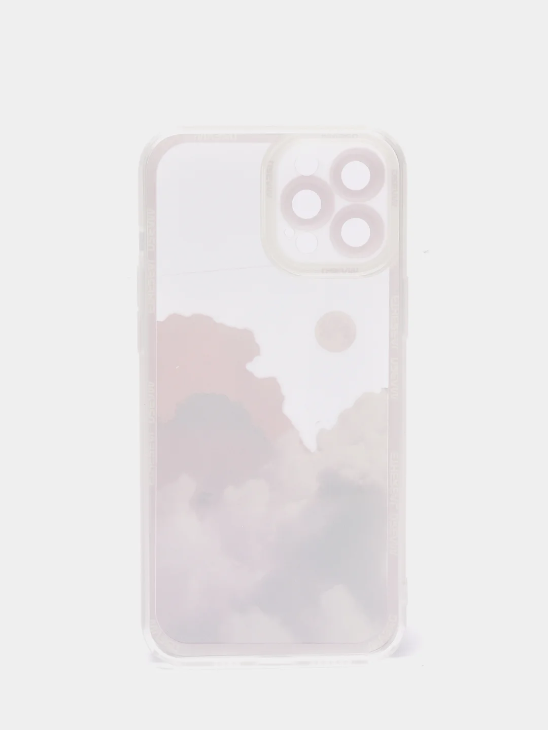 Белый чехол на iPhone 11, 12, 13, XR, Pro Max, защита камеры