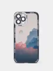 Темно-синий чехол на iPhone 11, 12, 13, XR, Pro Max, защита камеры