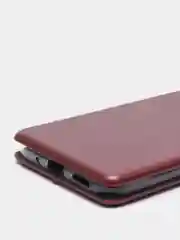 Багровый чехол-книжка Xiaomi Redmi 10C / 10C NFC / Poco C40 / 10A / 9C ( 10С / Поко С40 / 10А / 9С)