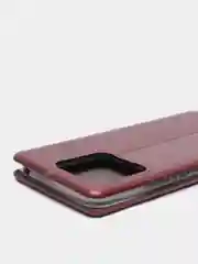 Багровый чехол-книжка Xiaomi Redmi 10C / 10C NFC / Poco C40 / 10A / 9C ( 10С / Поко С40 / 10А / 9С)