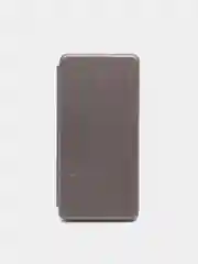 Серебряный чехол-книжка Xiaomi Redmi 10C / 10C NFC / Poco C40 / 10A / 9C ( 10С / Поко С40 / 10А / 9С)