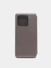 Серебряный чехол-книжка Xiaomi Redmi 10C / 10C NFC / Poco C40 / 10A / 9C ( 10С / Поко С40 / 10А / 9С)