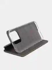 Серебряный чехол-книжка Xiaomi Redmi 10C / 10C NFC / Poco C40 / 10A / 9C ( 10С / Поко С40 / 10А / 9С)