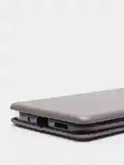 Серебряный чехол-книжка Xiaomi Redmi 10C / 10C NFC / Poco C40 / 10A / 9C ( 10С / Поко С40 / 10А / 9С)