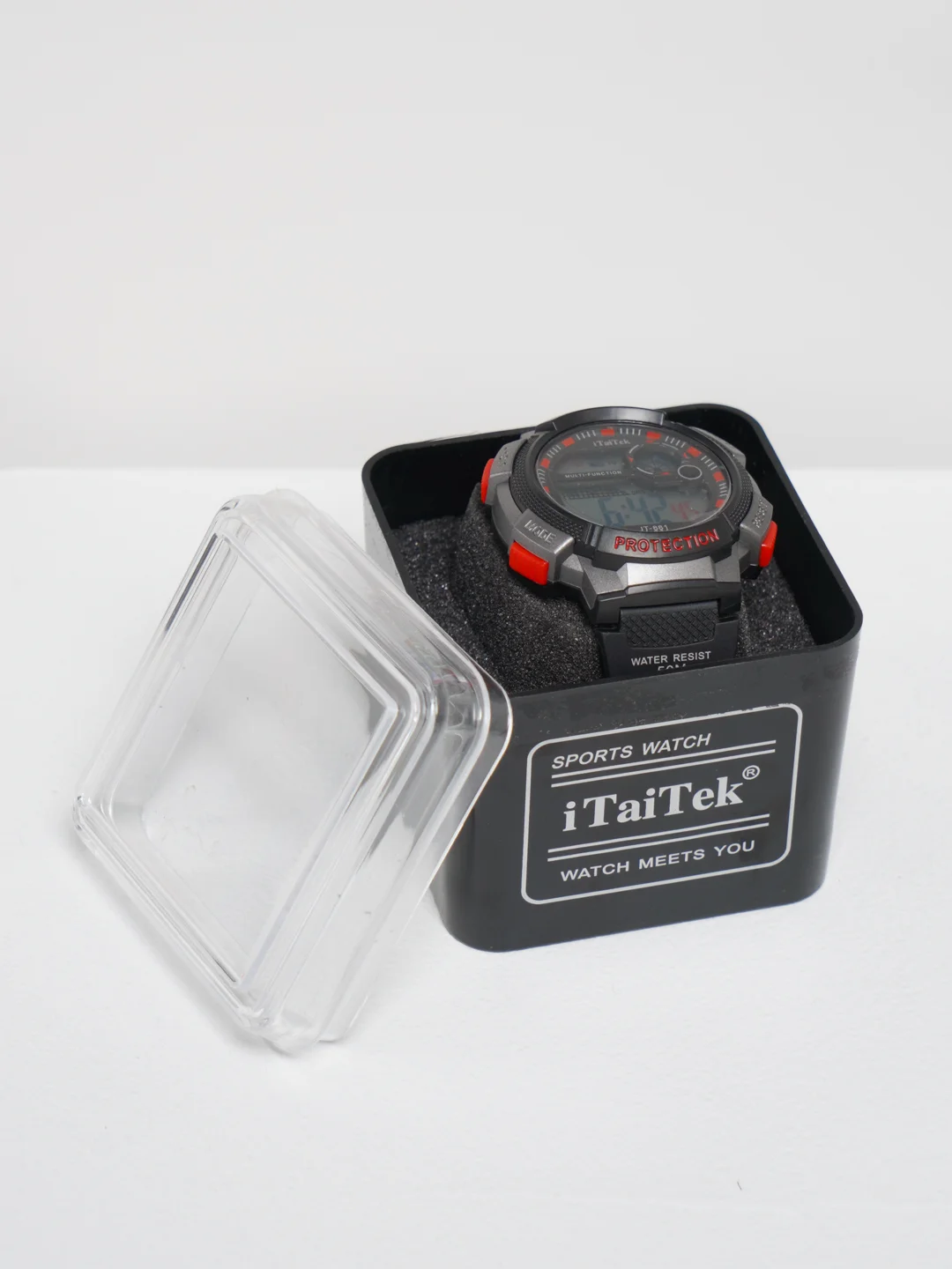 Часы электронные мужские, наручные, водонепроницаемые, iTaiTek IT-881