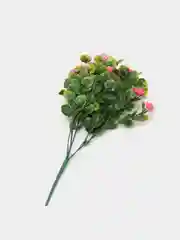 Цветы искусственные с мелкими цветочками, 5 веточек, высота 38 см