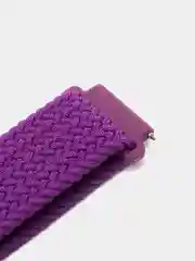 Фиолетовый плетеный нейлоновый ремешок монобраслет с регулировкой для Xiaomi Huawei Samsung 20 22 мм