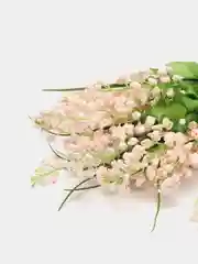 Цветы искусственные нежно-розовые 9 веточек, 45 см