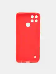 Красный чехол для Realme C21Y, C25Y силиконовый
