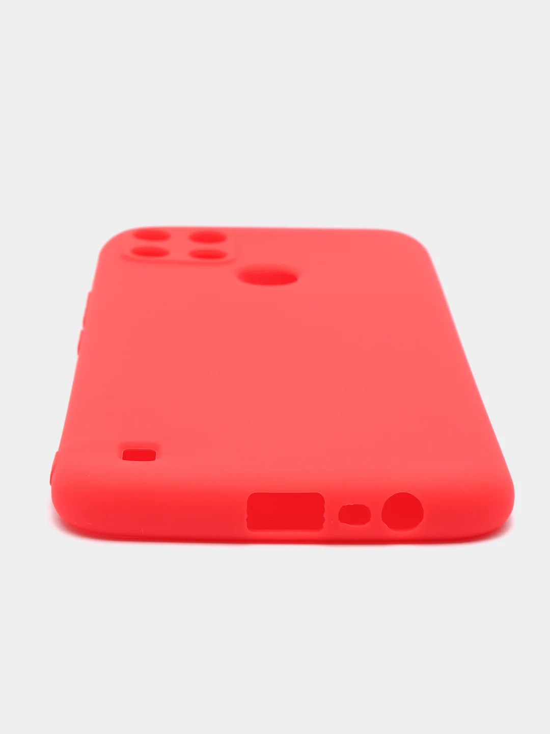 Красный чехол для Realme C21Y, C25Y силиконовый