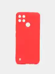 Красный чехол для Realme C21Y, C25Y силиконовый