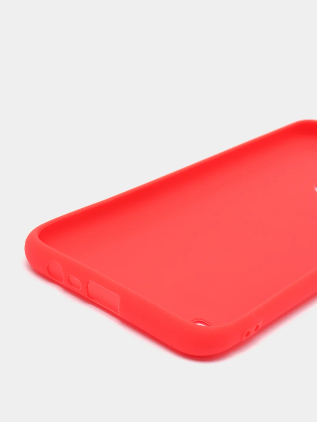 Красный чехол для Realme C21Y, C25Y силиконовый