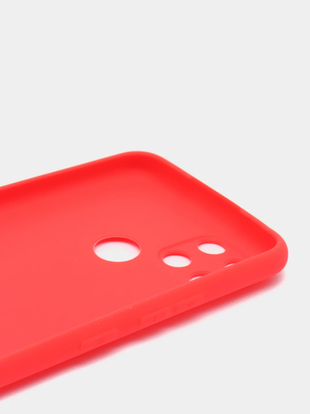 Красный чехол для Realme C21Y, C25Y силиконовый