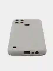 Серый чехол для Realme C21Y, C25Y силиконовый
