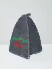 Оливковый шапка бани и сауны,  с вышивкой