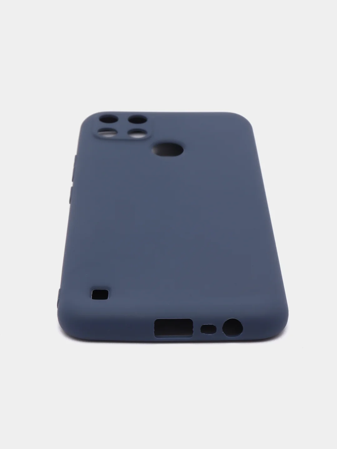Синий чехол для Realme C21Y, C25Y силиконовый