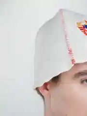 Шапка для бани и сауны с вышивкой "СССР", войлок, шерсть