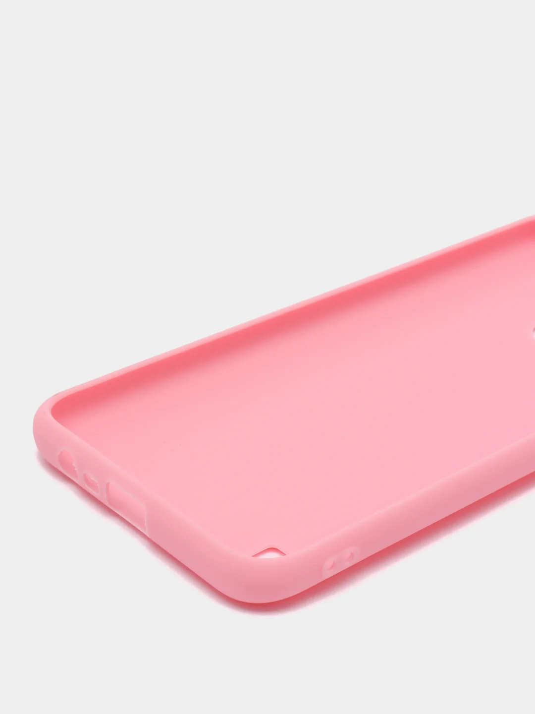 Розовый чехол для Realme C21Y, C25Y силиконовый