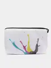 Белый косметичка с принтом