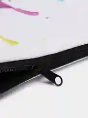 Белый косметичка с принтом