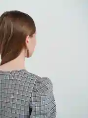 Серьги коричневые "Сердце