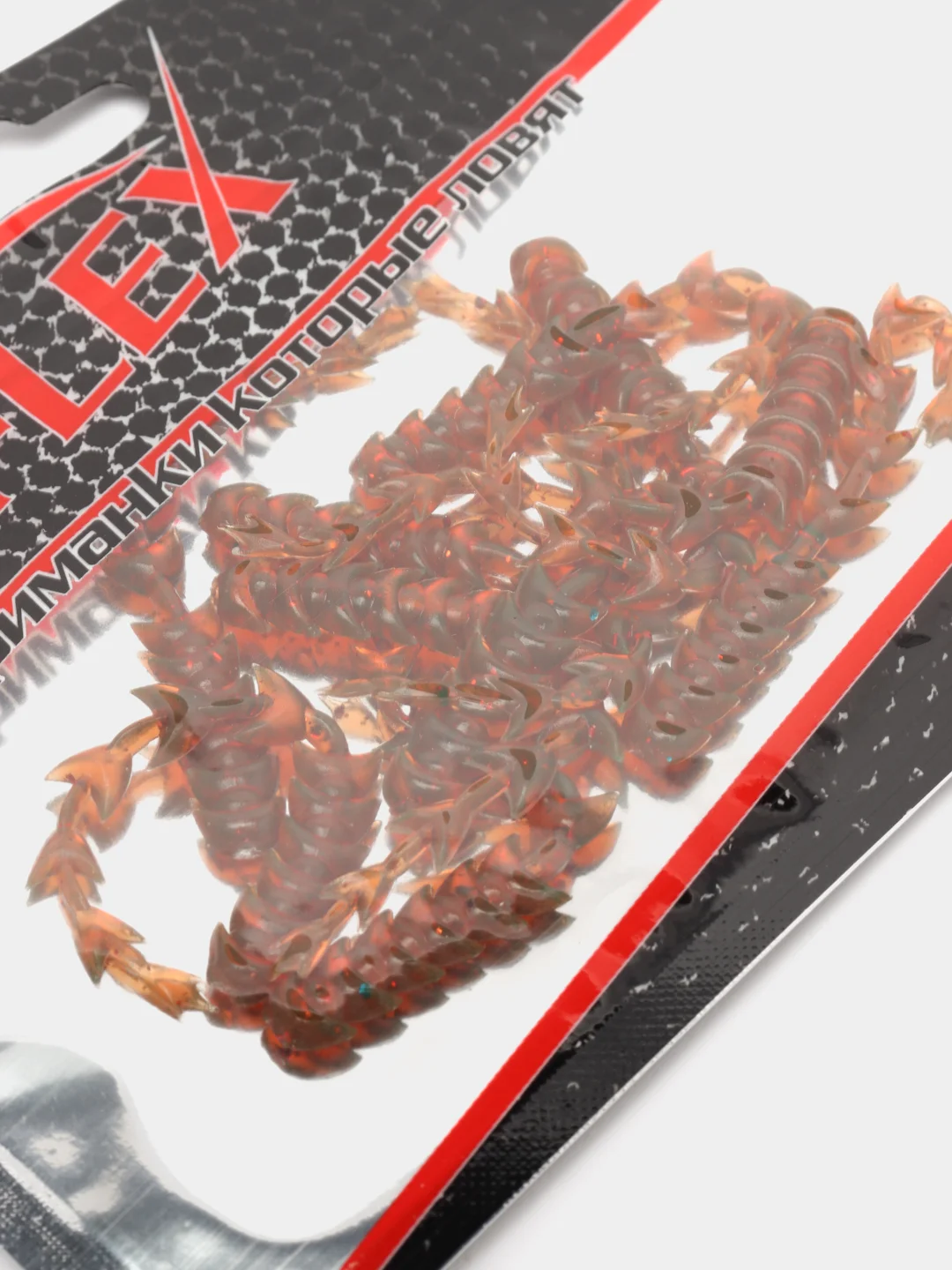 Червь Reflex Snake 3" 77 мм, 10 штук, силиконовые приманки на окуня  и судака