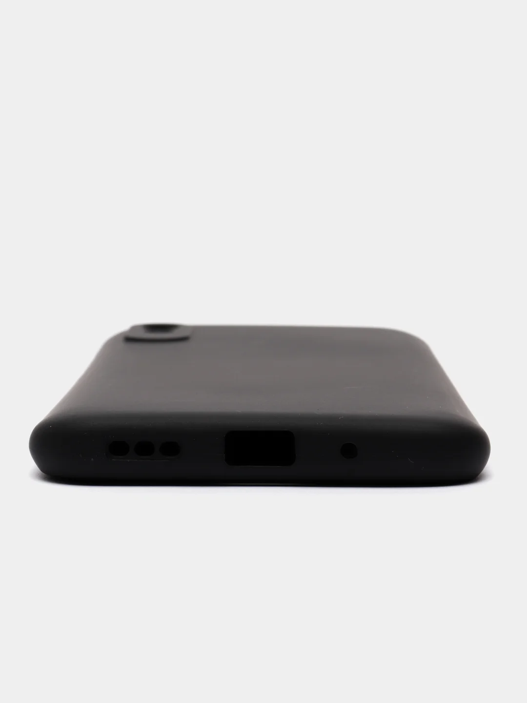 Силиконовый матовый черный чехол на Xiaomi Redmi 9A / Ксиаоми Редми 9а / 9 a
