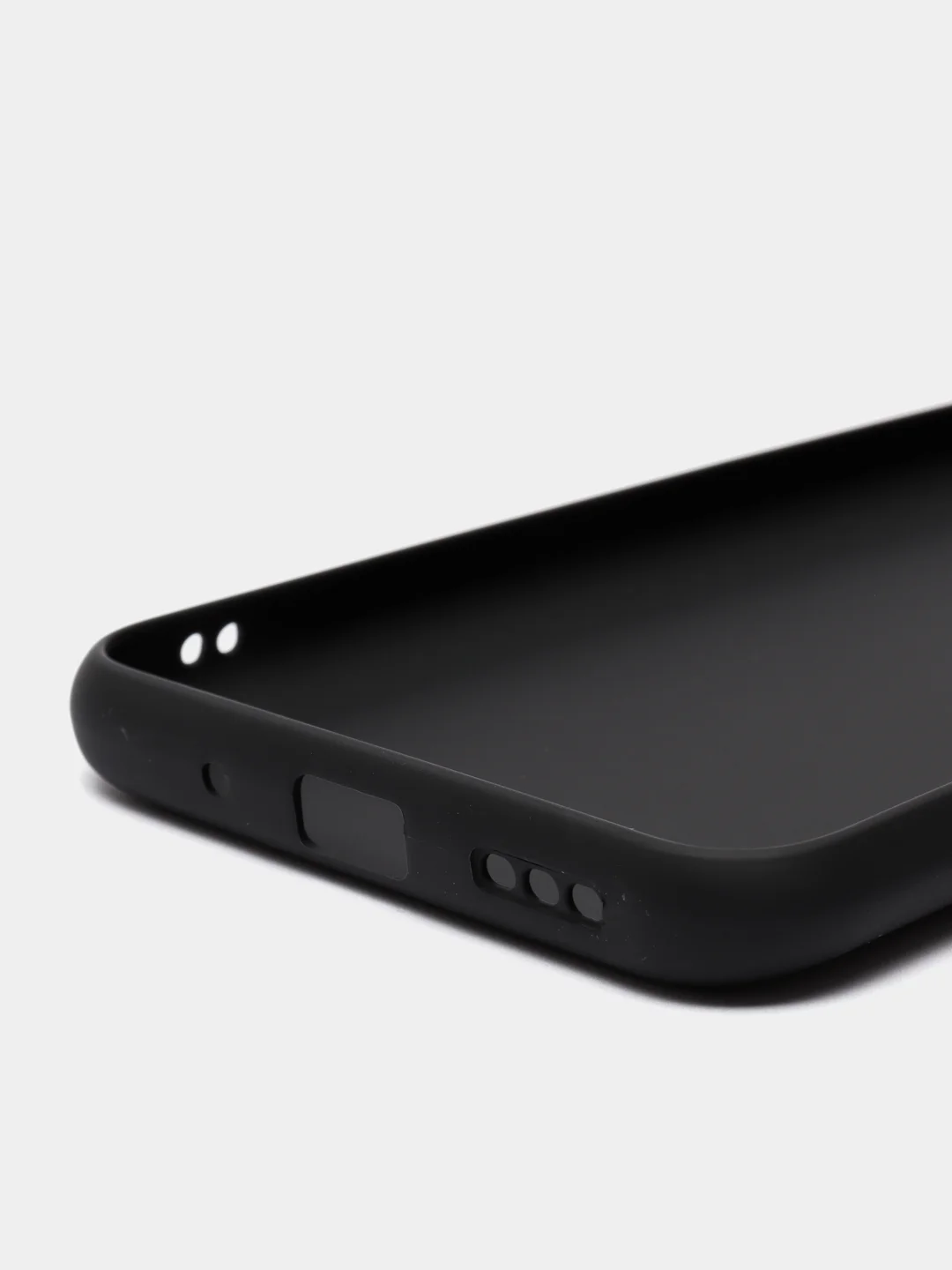 Силиконовый матовый черный чехол на Xiaomi Redmi 9A / Ксиаоми Редми 9а / 9 a