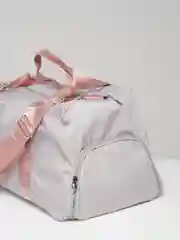 Серый меланж сумка спортивная дорожная