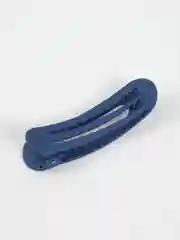 Синий меланж заколка крупная матовая