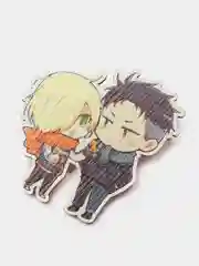 Значок деревянный по аниме "Юри на льду" (Yuri on Ice)