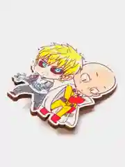 Значок деревянный по аниме "Ванпанчмен" (One-Punch Man)