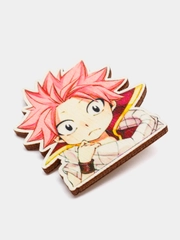 Значок деревянный по аниме "Хвост Феи / Fairy Tail"