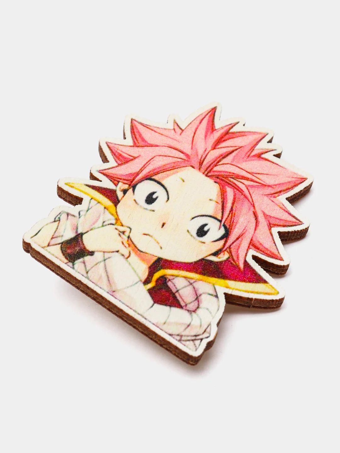 Значок деревянный по аниме "Хвост Феи / Fairy Tail"
