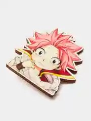 Значок деревянный по аниме "Хвост Феи / Fairy Tail"