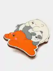 Значок деревянный "Вся правда о медведях / We Bare Bears"
